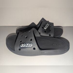 Crocs Black Slide Sandals